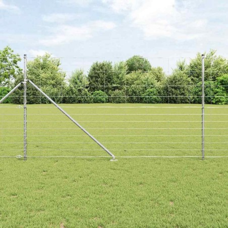 Clôture de champ 1,4 x 25 m en acier galvanisé 