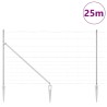 Clôture de champ 1,4 x 25 m en acier galvanisé 