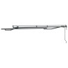 Cadre de store électrique retractable en métal 3,5 x 2 m 