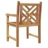 Chaise de jardin 2 pcs Marron 58 x 60 x 90 cm 