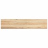Marches d'escalier 4pcs non traité 120x30x2cm bois chêne massif 