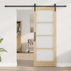 Porte coulissante avec quincaillerie 'ORKDAL'78x202 cm 