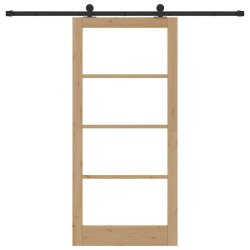 Porte coulissante avec quincaillerie "ORKDAL" 93x202 cm 
