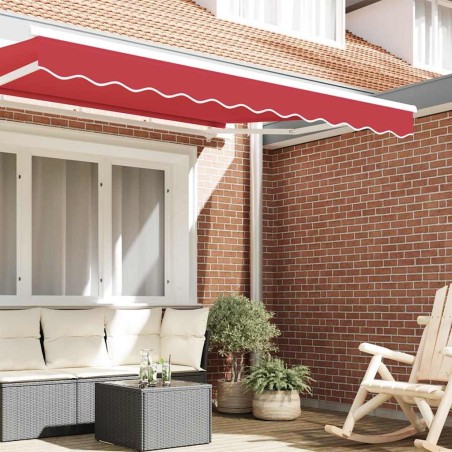 Vélum pour cadre de 2,5 m Rouge 2,3x0,2 m 