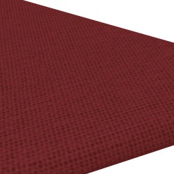 Panneaux muraux 12 pcs Rouge bordeaux 30x30 cm Tissu 0,54 m² 