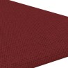 Panneaux muraux 12 pcs Rouge bordeaux 30x30 cm Tissu 0,54 m² 