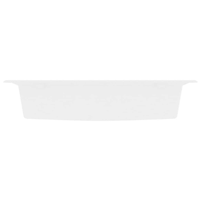Évier de cuisine blanc 790x500x193 mm granite 