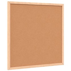Tableau en liège avec cadre bois de pin massif 40x40 cm 