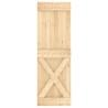 Porte coulissante et kit de quincaillerie 70x210 cm pin massif 
