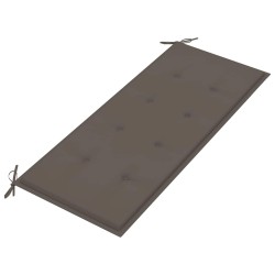 Banc de jardin avec coussin 120 cm Bambou 