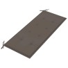 Banc de jardin avec coussin 120 cm Bambou 