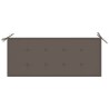Banc de jardin avec coussin 120 cm Bambou 