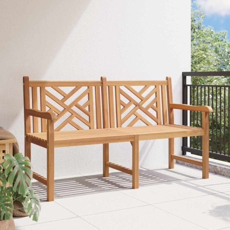 Banc de jardin Marron 150 x 60 x 90 cm Bois de teck solide 
