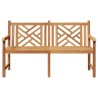Banc de jardin Marron 150 x 60 x 90 cm Bois de teck solide 