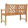Banc de jardin Marron 150 x 60 x 90 cm Bois de teck solide 