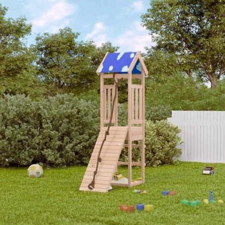 Aire de jeux d'extérieur bois de pin massif 