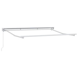 Auvent Rétractable Anthracite 300x200 cm Polyester et Aluminium 
