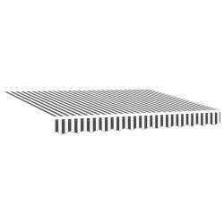 Auvent Anthracite et blanc 300x200 cm 