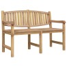 Banc de jardin 149,5x60x90 cm bois de teck solide 