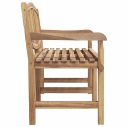Banc de jardin 149,5x60x90 cm bois de teck solide 