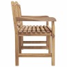 Banc de jardin 149,5x60x90 cm bois de teck solide 