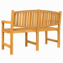 Banc de jardin 149,5x60x90 cm bois de teck solide 