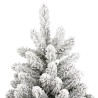 Sapin de Noël artificiel à charnières avec neige floquée 240 cm 
