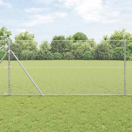 Clôture hexagonale 1,2x10 m Acier galvanisé 