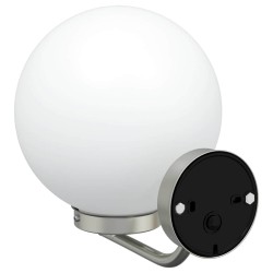 Applique murale extérieure en acier inoxydable argenté IP44 