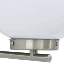 Applique murale extérieure en acier inoxydable argenté IP44 