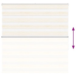 Store zèbre beige marbré largeur du tissu 140,9 cm polyester 