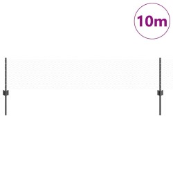 Poteaux de clôture 5 pcs U-Channel Gris 40 cm Acier 