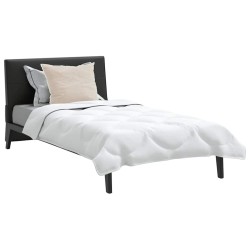 Duvet 2-en-1 avec oreiller 2 pcs Blanc 140 x 200 cm Microfibre 