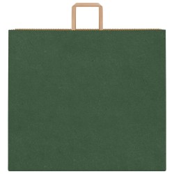 Sacs en papier 50 pcs avec poignées vert 54x15x49 cm 