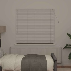 Store de Fenêtre avec des rideaux Autre Blanc 80 x 130 cm Aluminium 