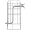 Colonne Gabion avec Robinet 50x25x25 cm Acier Inoxydable 