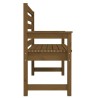 Banc de jardin marron miel 109x48x91,5 cm bois de pin massif 