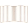 Barrière pour chien pliable 2 panneaux 160 cm bois de peuplier 