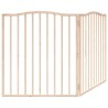Barrière pour chien pliable 2 panneaux 160 cm bois de peuplier 