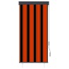 Store roulant d'extérieur 80x250 cm Orange et marron 