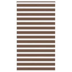Store zèbre marron 120x200cm largeur du tissu 115,9cm polyester 