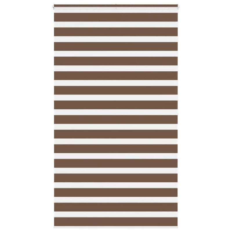 Store zèbre marron 120x200cm largeur du tissu 115,9cm polyester 