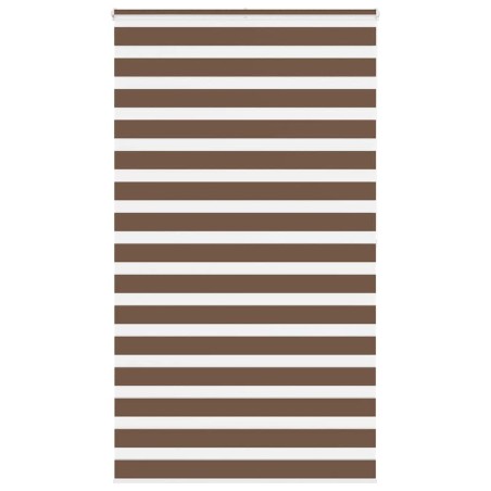 Store zèbre marron 120x200cm largeur du tissu 115,9cm polyester 
