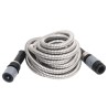 Tuyau d'arrosage buse de pulvérisation argenté 0,6" 7,5 m inox 