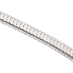 Tuyau d'arrosage buse de pulvérisation argenté 0,6" 7,5 m inox 