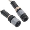 Tuyau d'arrosage buse de pulvérisation argenté 0,6" 7,5 m inox 