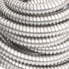 Tuyau d'arrosage buse de pulvérisation argenté 0,6" 7,5 m inox 