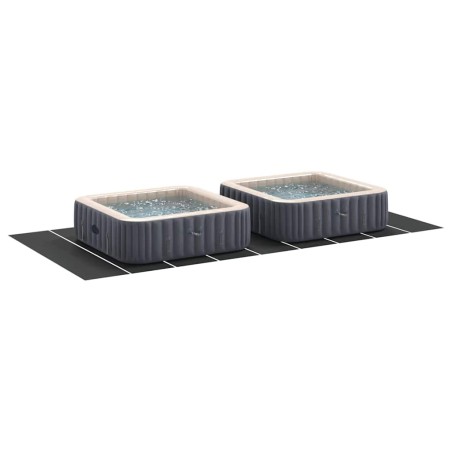 Couvre-piscine Rectangulaire Noir Plastique 999 x 500 cm 