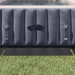 Couvre-piscine Rectangulaire Noir Plastique 999 x 500 cm 