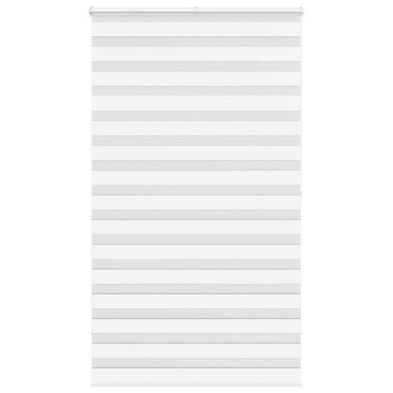 Store zèbre blanc 120x200 cm largeur du tissu 115,9cm polyester 
